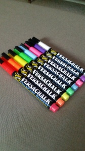 VersaChalk Neon Fine Tip Chalk Markers and Vintage Label Review